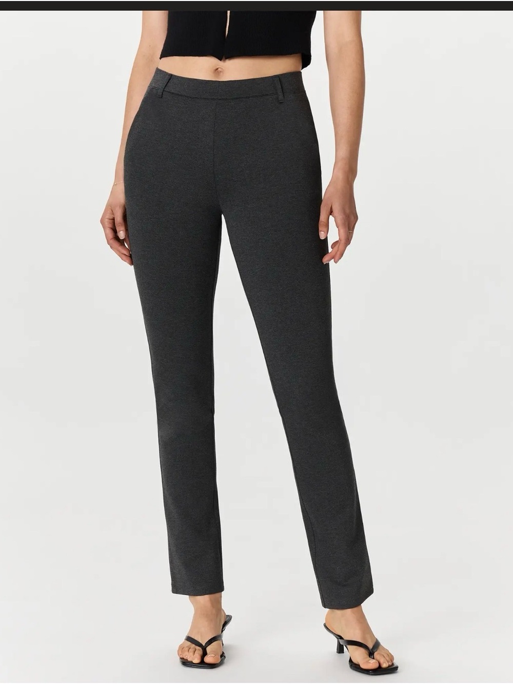 Quince Ultra-Stretch Ponte Straight Leg Trousers